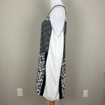 Chaus Dress Womens XL Black White Zip Halter Neck Shift‎ Sleeveless Knee Length Photo 8