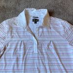 Adidas  Striped Clima Cool Polo SIZE M Photo 3
