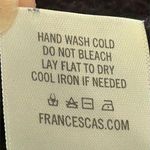 Blue Rain  Black Cropped Sweatshirt with Red Rose Embroidery – Size Large Photo 5