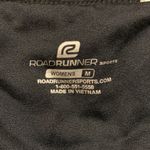 Roadrunner  black with pink running shorts. Elastic and drawstring waist. Photo 4