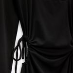 ZARA ruched cut out long sleeve fitted midi dress Photo 3