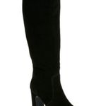 Steve Madden Evey Wide Calf Boots Size 6.5 suede black pointed toe Photo 0