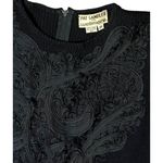 VTG 60’s 70’s Pat Sandler 8 10 Dress Black Sweater Santana Knit Midi Stretch Photo 7