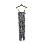 Vince Camuto  Black And‎ White Tie Dye Sleeveless Jumpsuit Size M Photo 3