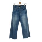Veronica Beard Taylor High Rise Wide Leg Jeans Durango Wash Blue Size 26 Photo 2