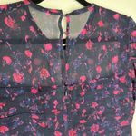 Tanya Taylor  Dress Falling Floral Carti 100% Silk Ruffle Boho Mini Size 4 Photo 8