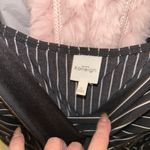 Kaileigh  Chic Black and White Striped Jumpsuit Photo 10