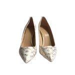 Michael Kors 🆕 Flex Dorothy Classic White Gold Mid Heel Pumps Photo 5