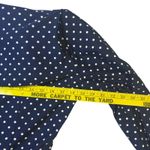 Vintage Polka Dot Navy Blue Blazer Skirt Suit Set Womens Made in USA Medium Photo 7
