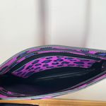 Vera Bradley Slim Trim Hipster Crossbody Bag Purple Leopard Spot Faux Leather Photo 8