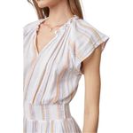 Rails Amellia Dress Merida Stripe Linen Blend Tiered Midi Dress Boho Small $228 Photo 1