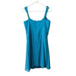 David’s Bridal Bridesmaid Dress Style F15406 Blue Size 8 Wedding‎ Formal NWOT Photo 1