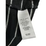 Rag and Bone  the knit stripe polo in black stripe‎ size Small Photo 4