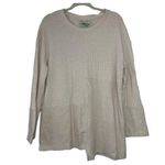 Anthropologie  Saturday Sunday Light Pink Cream Long Sleeve Sweater Lace … Photo 0