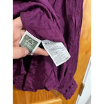 Cleobella Womens  Sabella Blouse in Aubergine Size Medium Photo 4