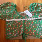 525 America Floral Puff Sleeve Sweater Top, Size L, NWT Photo 1