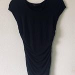 The Limited Black Ruched Bodycon Dress Photo 0