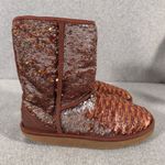 UGG  Women's Size 7 Classic Short Sequin Sparkle Boots Multicolor Photo 7