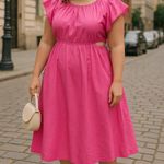 ana cut out dress August sale Pink Size L Photo 1