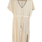 Michael Stars Mila Embroidered Cover Up White Beach Vacation Soft Girl Sz M Photo 0