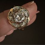Vintage Rose Gold And Sterling Silver Ring Photo 4