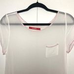 Freeloader Pink Ombré Semi Sheer Tunic Tee Photo 1