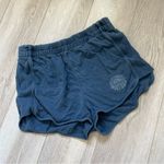 Mother The Triple Running Mate Cotton Shorts Blue (Small) Photo 1