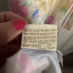 Vintage Lucie Ann Satin Pastel Floral Robe Neglige Medium White Photo 11