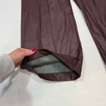 Ronny Kobo Faux Leather Wide Leg Pants Size 4 Photo 7