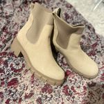 Athleta  Light Tan Ankle Boots Photo 3