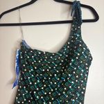 SkinnyDippers Miraclesuit Flapjack One Shoulder Reversible Floral‎ Swimsuit Med Black Photo 7