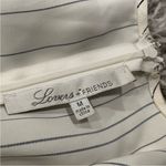 Lovers + Friends Plunge Neck Long Sleeve Jumpsuit Medium M Photo 3