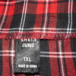 SheIn Plaid Red Skirt Photo 8