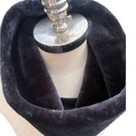 Talbots Black Faux Fur Infinity Scarf Cozy Warm Winter Neck Warmer Photo 2