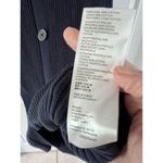 Maeve ANTHROPOLOGIE Navy Ribbed Knit Puff Gingham Short Sleeve Mini Dress Size S Photo 8