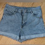 H&M Blue Jean Shorts Ultra hi waist mom short size 12 Photo 0