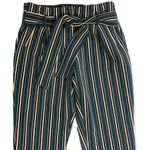 Body By Us Striped High Rise Paperbag Waist Pants Size M Photo 59