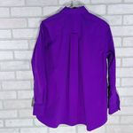 Athleta Relaxed Oversized Button-Down Shirt in Jazzy Purple Size XS Photo 5