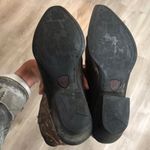 Ariat  Snip Toe Brown Leather Cowgirl Boots Scallop Photo 14