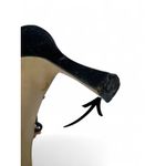 VINTAGE Sam & Libby 90's 1990's 6 Velvet Pump High Heel Kitten Womens Strappy Black Photo 7