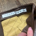 Tinseltown Brown Leather Skirt size xsmall Photo 2