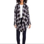 Lucky Brand NWT  Black Gray Wrap Jacket Cardigan Photo 1
