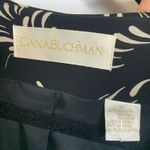 Dana Buchman  Black Cream Patterned Blazer Evening Jacket Sz 10 Photo 8