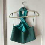 Derek Lam  10 Crosby Chaya Crop Top - Green, Size 16 NWT Photo 7