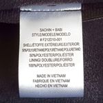 SACHIN + BABI Faux Leather Short Sleeve Shift Mini Dress Crew Neck Black Size XL/16 New Photo 12