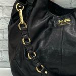 Coach 15958 Madison Black Leather Large Convertible Shoulder Bag. Photo 6