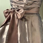 Jessica McClintock  Mauve Strapless Mini Dress Photo 1