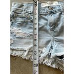 Abercrombie & Fitch ShortsSize 2 W 26 Blue Denim Distressed Frayed Hem Light Wash Photo 5
