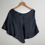 Massimo Dutti NWT Studio Satin Co-ord Top Navy Size Medium Photo 3