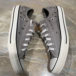 Converse All Star Low Tops Lace Up Gray Shoes Women’s 10 Photo 2